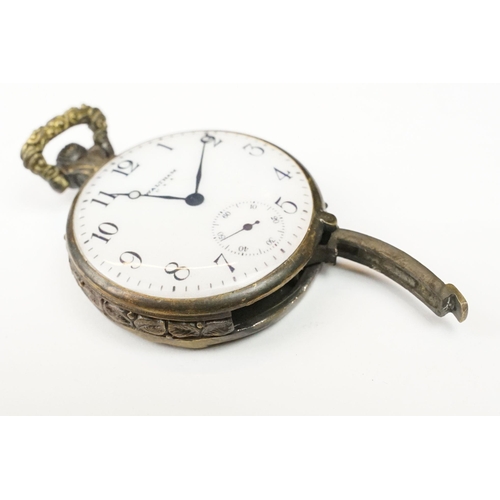 232 - Unusual vesta case in the form of a pocket watch