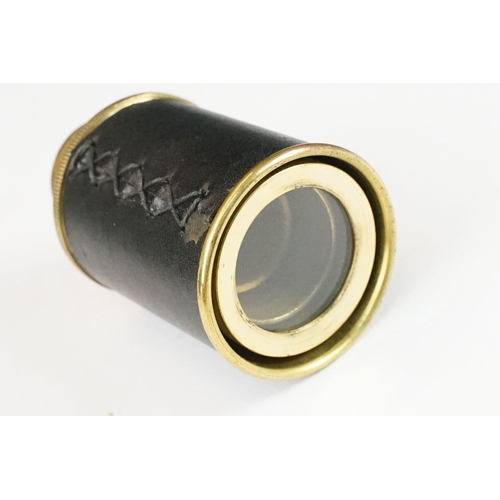 251 - Brass cased pull out marine telescope