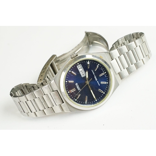 258 - A collection of mixed gents wristwatches to include 2 x Seiko, Lorus, Sekonda etc...