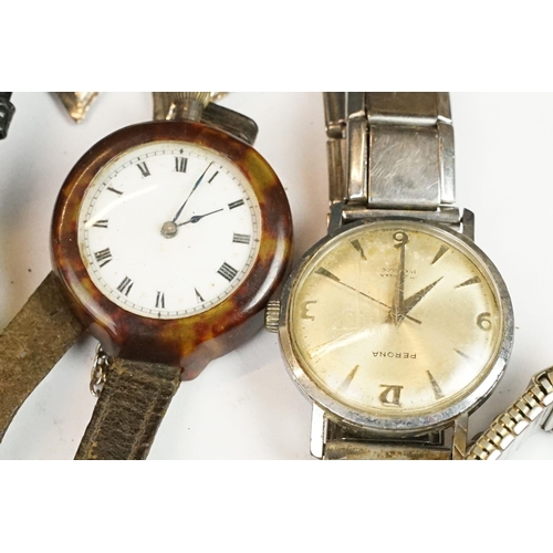 265 - A collection of watches and pocket watches to include a world war one era trench watch.