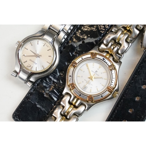 299 - A collection of mainly contemporary ladies and gents wristwatches to include Accurist and Caravelle ... 