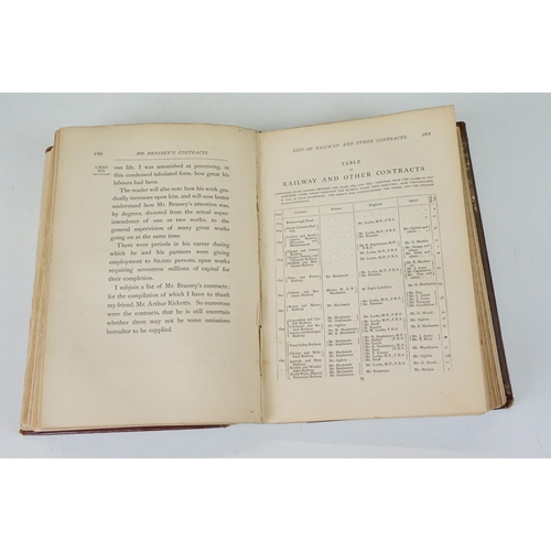 302 - Life and Labours of Mr Brassey by Arthur Helps 1872 - An interesting 386 page book with 8 plates and... 