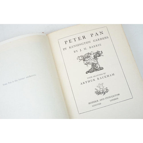 315 - A collection of three vintage books to include Peter Pan in Kensington Gardens by J.M. Barrie, Westw... 