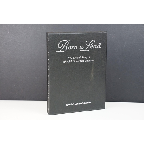 315A - Book - Born to Lead, The untold story of the All Black Test Captains, Limited Edition 350 of 500, si... 