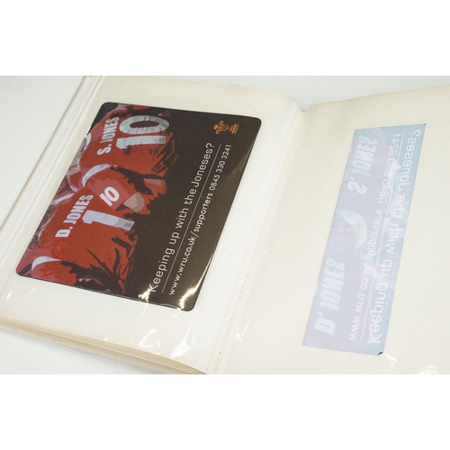 326 - A group of Welsh Rugby collectables to include an album of ephemera to include signed photos and pos... 