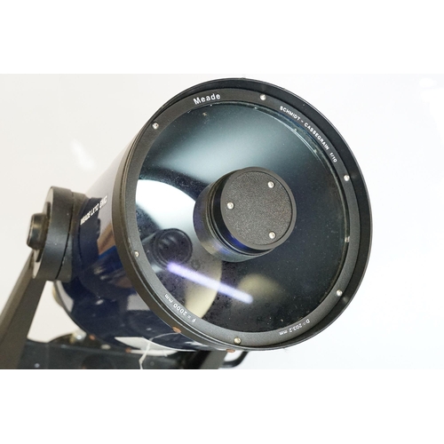 459 - Meade LX10 EMC telescope with lenses on tripod stand