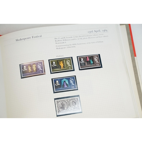 285 - The Stanley Gibbons album of Great Britain special stamps, contains mint stamps from 1924 through to... 