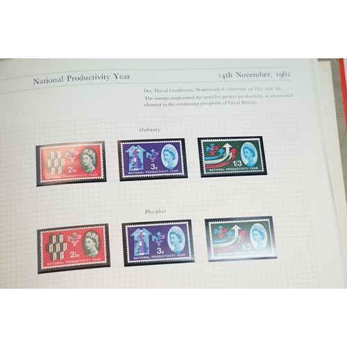 285 - The Stanley Gibbons album of Great Britain special stamps, contains mint stamps from 1924 through to... 