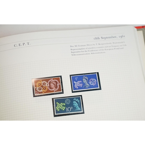 285 - The Stanley Gibbons album of Great Britain special stamps, contains mint stamps from 1924 through to... 