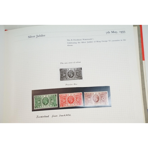 285 - The Stanley Gibbons album of Great Britain special stamps, contains mint stamps from 1924 through to... 