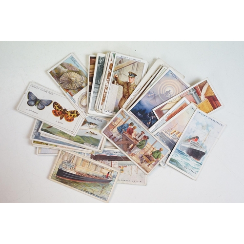 366 - Collection of cigarette cards to include full and parts sets from Wills, Carreras, Churchman and Sen... 