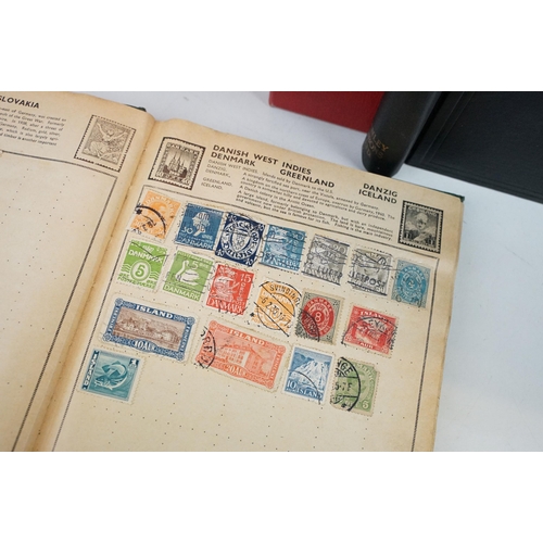 367 - Collection of world mostly 20th Century stamps across two Movaleaf albums, a selection of loose stam... 