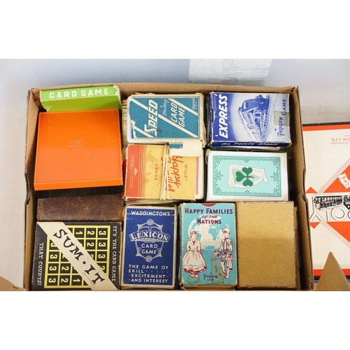 439 - Collection of vintage board games to include Waddington's Formula 1 car racing game, Totopoly, Go to... 