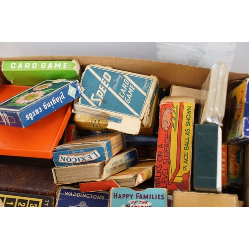 439 - Collection of vintage board games to include Waddington's Formula 1 car racing game, Totopoly, Go to... 