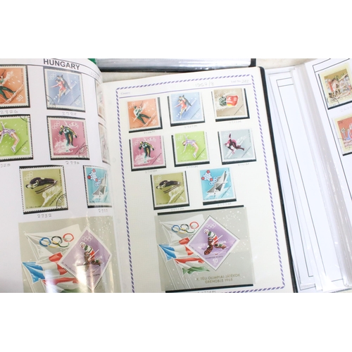 352A - A large collection of well presented and mounted Hungarian stamps, dating from the 1960's through to... 