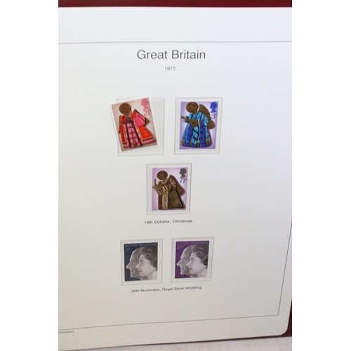 357 - Collection of Great British stamps to include Victorian examples (penny red, penny blue etc.), an al... 