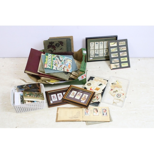 362 - Collection of cigarette cards housed in albums and booklets, a good selection of Kensita's silk ciga... 