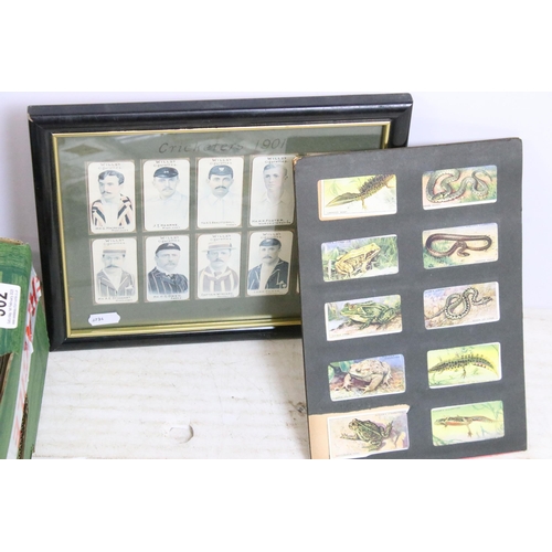 362 - Collection of cigarette cards housed in albums and booklets, a good selection of Kensita's silk ciga... 