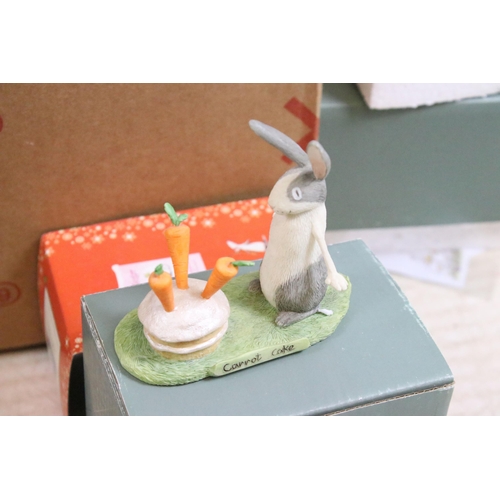 429 - Assortment of boxed Sugar and Spice Anita Jeram figurines to include This ones for you, Carrot Cake,... 