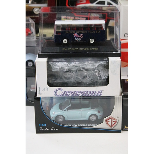 1083 - 26 Boxed / cased diecast models Schuco Junior Line, Racing Champions NASCAR, Oxford Automobile Compa... 