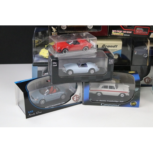 1083 - 26 Boxed / cased diecast models Schuco Junior Line, Racing Champions NASCAR, Oxford Automobile Compa... 