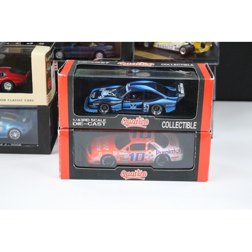 1084 - 24 Boxed / cased diecast models to include DetailCars, Quartzo, Starter, Bizarre, Vanguards, LA Mini... 