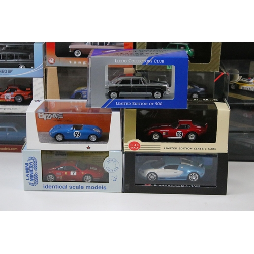 1084 - 24 Boxed / cased diecast models to include DetailCars, Quartzo, Starter, Bizarre, Vanguards, LA Mini... 