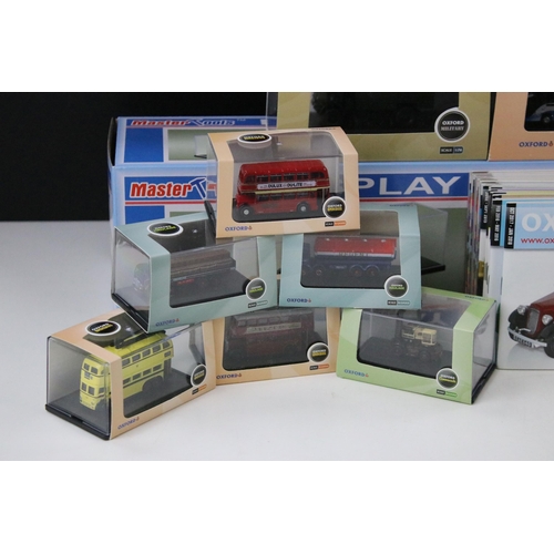 1085 - 41 Boxed / cased Oxford Diecast models to include Commercials, Military, Omnibus, Fire, Haulage, etc... 