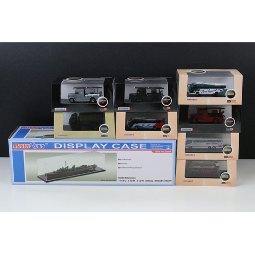 1085 - 41 Boxed / cased Oxford Diecast models to include Commercials, Military, Omnibus, Fire, Haulage, etc... 
