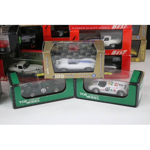 1089 - 30 Boxed / cased Jaguar related diecast models to include 4 x Brumm Australian Grand Prix Melbourne ... 