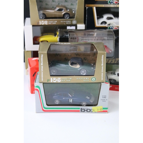 1089 - 30 Boxed / cased Jaguar related diecast models to include 4 x Brumm Australian Grand Prix Melbourne ... 