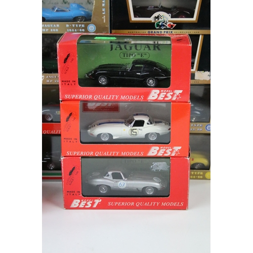 1089 - 30 Boxed / cased Jaguar related diecast models to include 4 x Brumm Australian Grand Prix Melbourne ... 