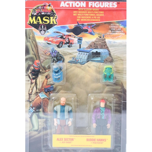 1517 - MASK - Two carded Kenner MASK Action Figure sets to include Matt Trakker + Spectrum and Miles Mayhem... 