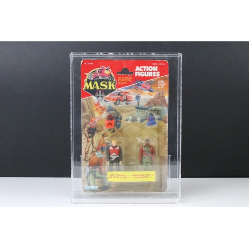 1518 - MASK - Two carded Kenner MASK Action Figure sets to include Miles Mayhem with Python and Nash Gorey ... 