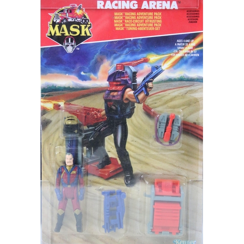 1520 - MASK Factory Error - Carded Kenner Racing Arena figure set with incorrect figure of Miles Mayhem rat... 