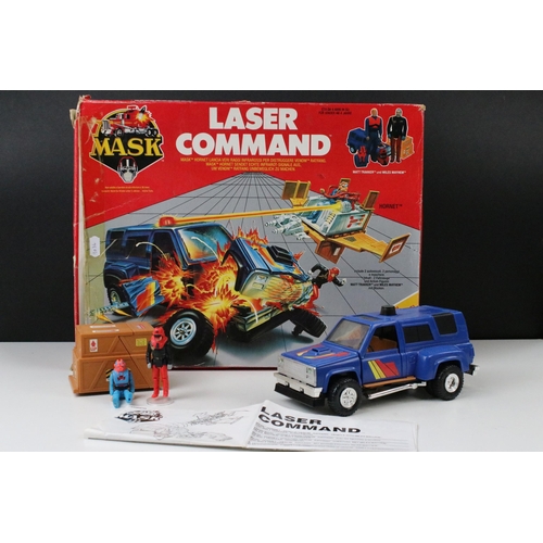 1521 - MASK - Boxed Kenner MASK Laser Command vehicle appearing complete with Matt Trakker and Miles Mayhem... 