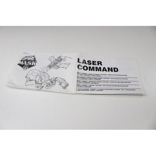 1521 - MASK - Boxed Kenner MASK Laser Command vehicle appearing complete with Matt Trakker and Miles Mayhem... 