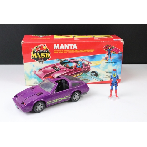 1522 - MASK - Three boxed Kenner MASK vehicles to include Manta with Vanessa Warfield figure and mask, Rave... 