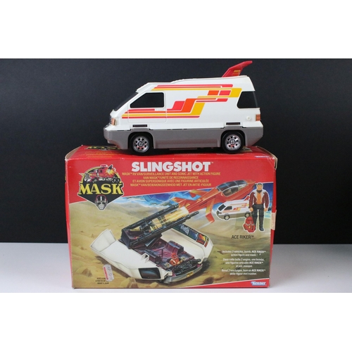 1528 - MASK - Three boxed Kenner MASK vehicles to include Slingshot with Ace Riker figure and mask, Razorba... 