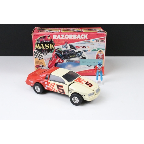 1528 - MASK - Three boxed Kenner MASK vehicles to include Slingshot with Ace Riker figure and mask, Razorba... 