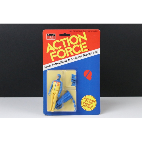 1534 - Action Man - Carded Palitoy Action Force Q Korps Marine Man figure, bubble ex with minor corner knoc... 