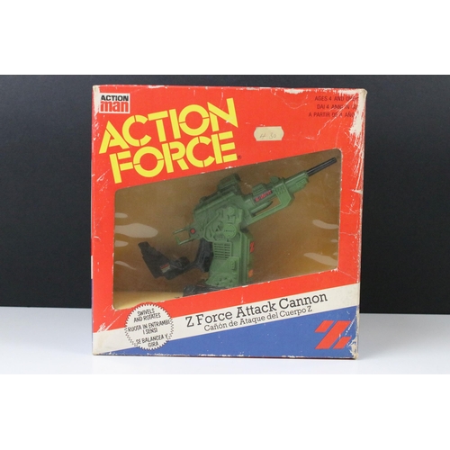 1535 - Action Man - Boxed Palitoy Action Force Z Force Attack Cannon, vg condition and with instructions, i... 