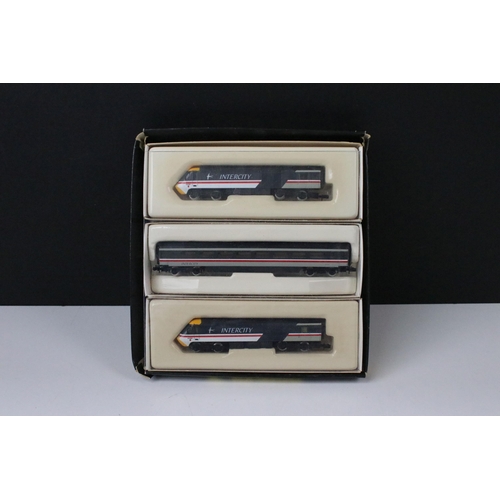 22 - Boxed Graham Farish N gauge No 8127 HST 125 Set Intercity Livery set