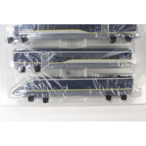 23 - Boxed Hornby OO gauge R3215 Eurostar Train Pack DCC Ready plus a boxed Hornby R4580 Eurostar Divisib... 