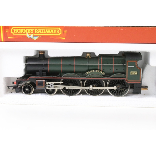 24 - Six boxed Hornby OO gauge locomotives to include R372 LNER Class A4 Loco Seagull, R830 GWR 4-6-0 Loc... 