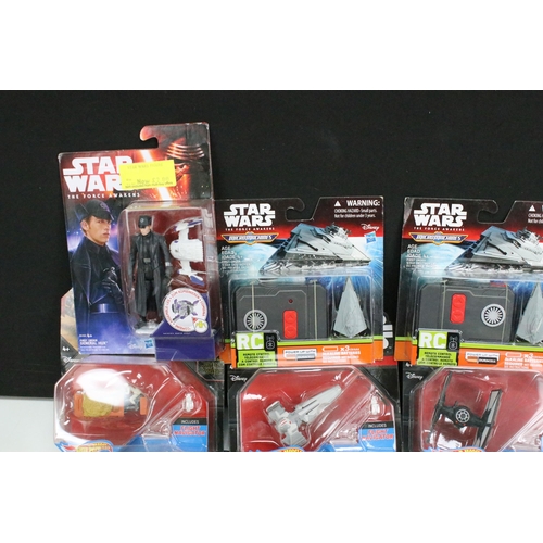 1442 - Star Wars - 27 Carded Star Wars figures and diecast featuring 6 x Hasbro The Force Awakens figures (... 