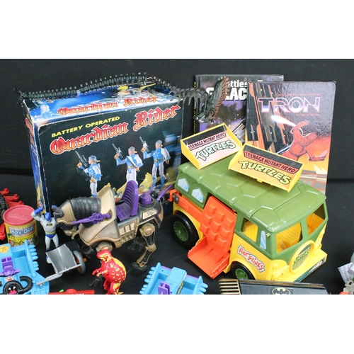 1443 - Quantity of mixed toys from the 1980's onwards including Masters Of The Universe MOTU including Nigh... 