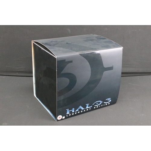 1446 - Boxed Xbox 360 Halo 3 Legendary Edition collectors helmet with game in ex condition