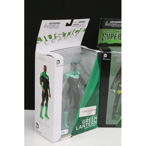 1448 - Six boxed DC Collectibles action figures to include DC Comics Super-Villains Poison Ivy, Designer Se... 