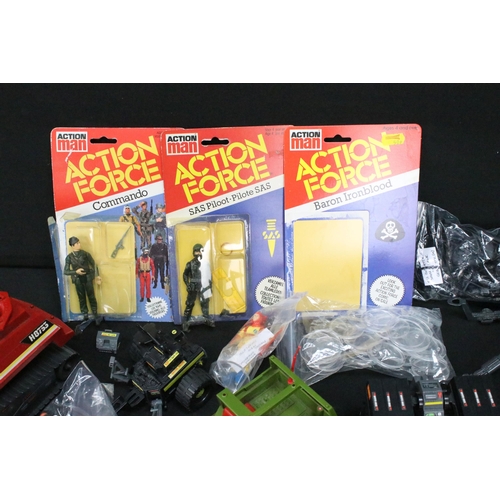 1553 - Action Force - Collection of Action Man Action Force to include 2 x figures with opened/cracked bubb... 